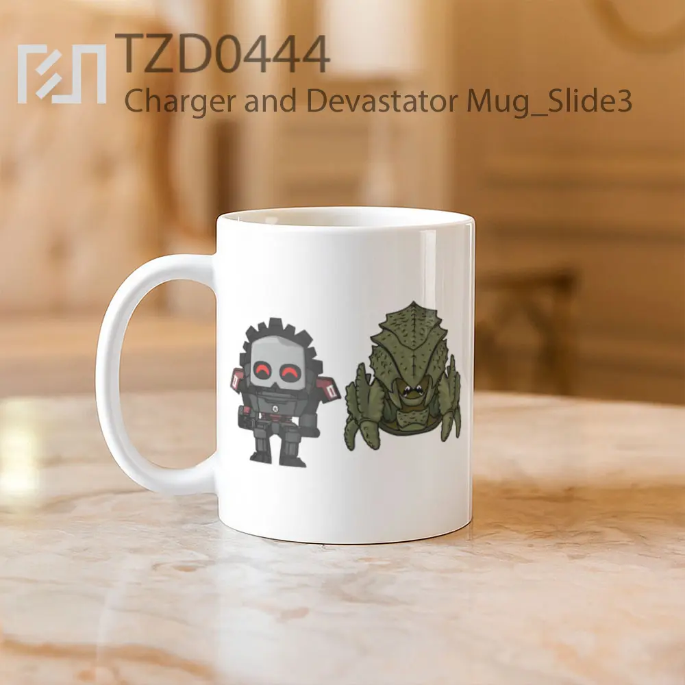 Charger and Devastator Mug - All-side / Desain