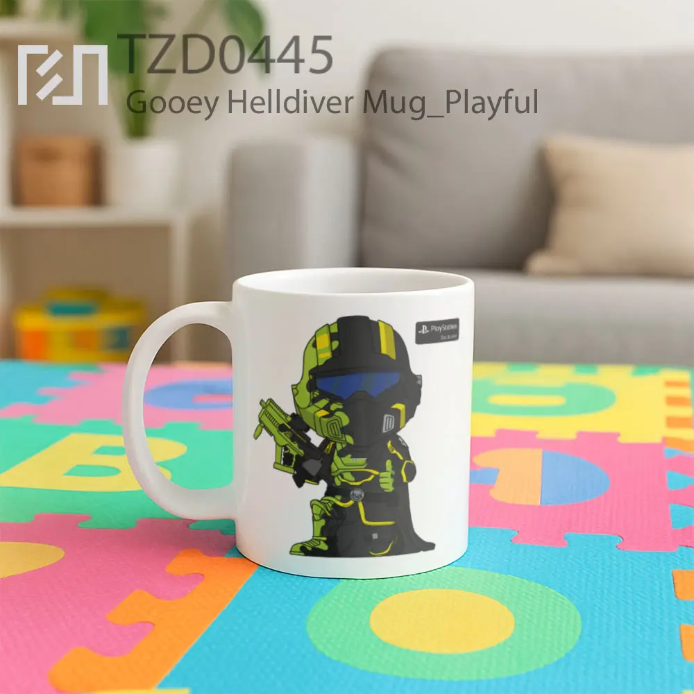Gooey Helldiver Mug - All-side / Desain