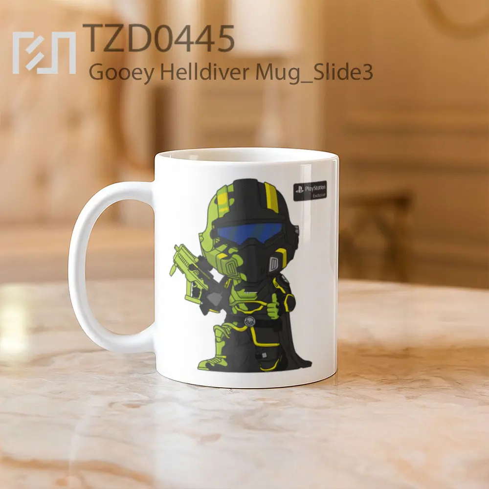 Gooey Helldiver Mug - All-side / Desain