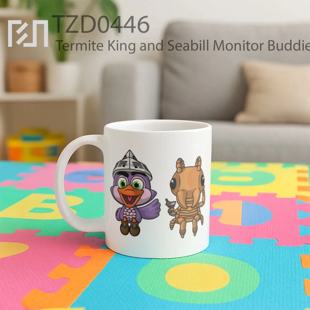 Termite King and Seabill Monitor Buddie Mug - All-side / Desain