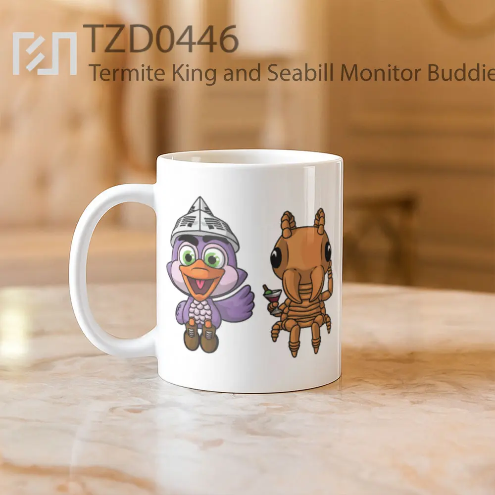 Termite King and Seabill Monitor Buddie Mug - All-side / Desain