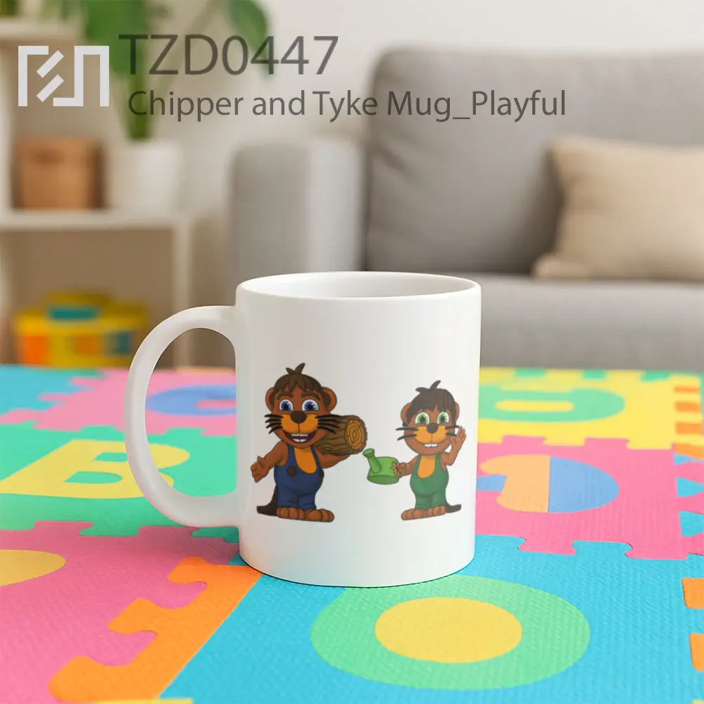 Chipper and Tyke Mug - All-side / Desain