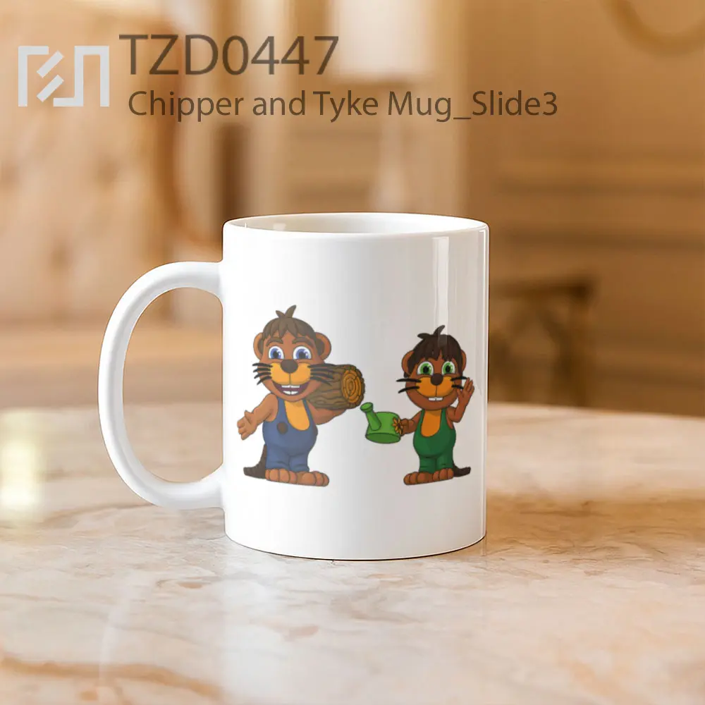 Chipper and Tyke Mug - All-side / Desain