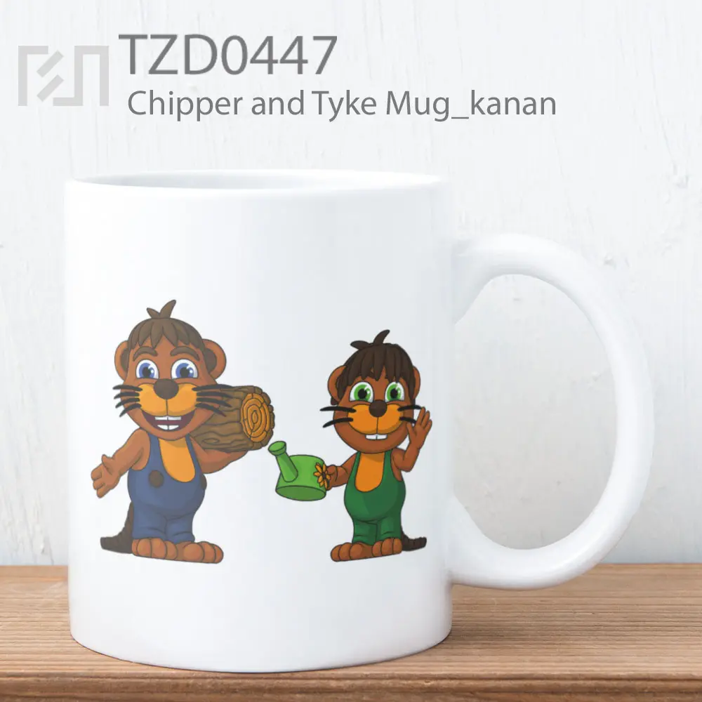Chipper and Tyke Mug