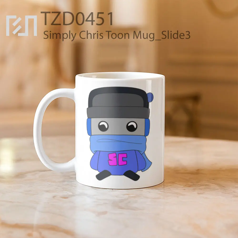 Simply Chris Toon Mug - All-side / Desain