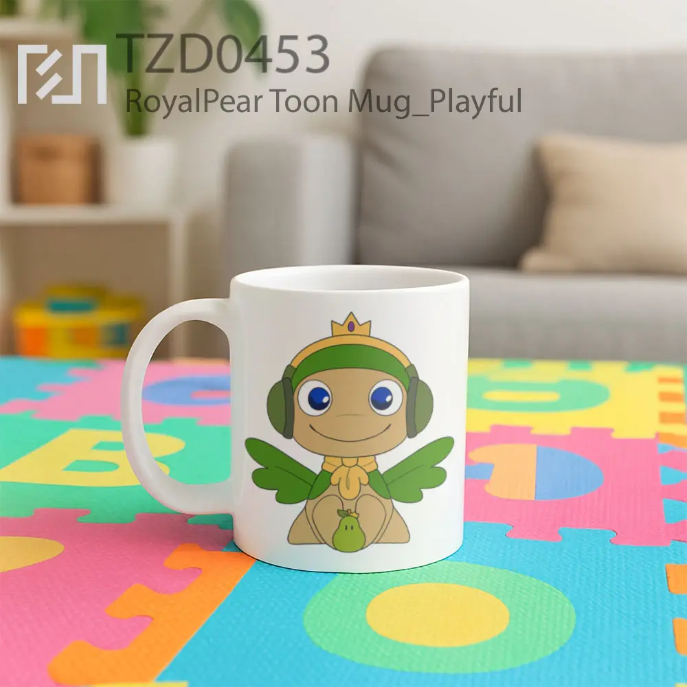 RoyalPear Toon Mug - All-side / Desain