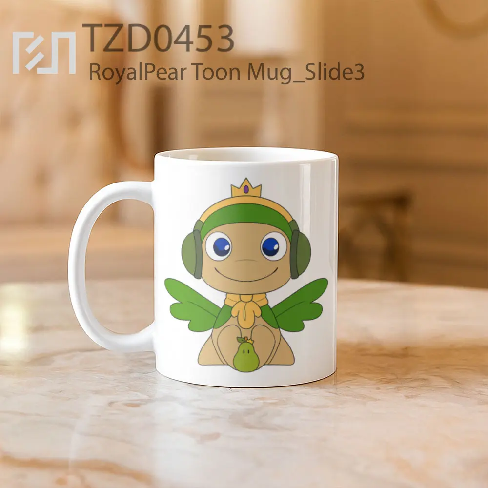 RoyalPear Toon Mug - All-side / Desain