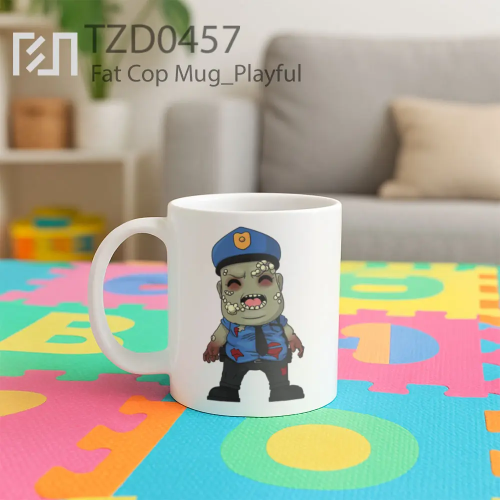 Fat Cop Mug - All-side / Desain
