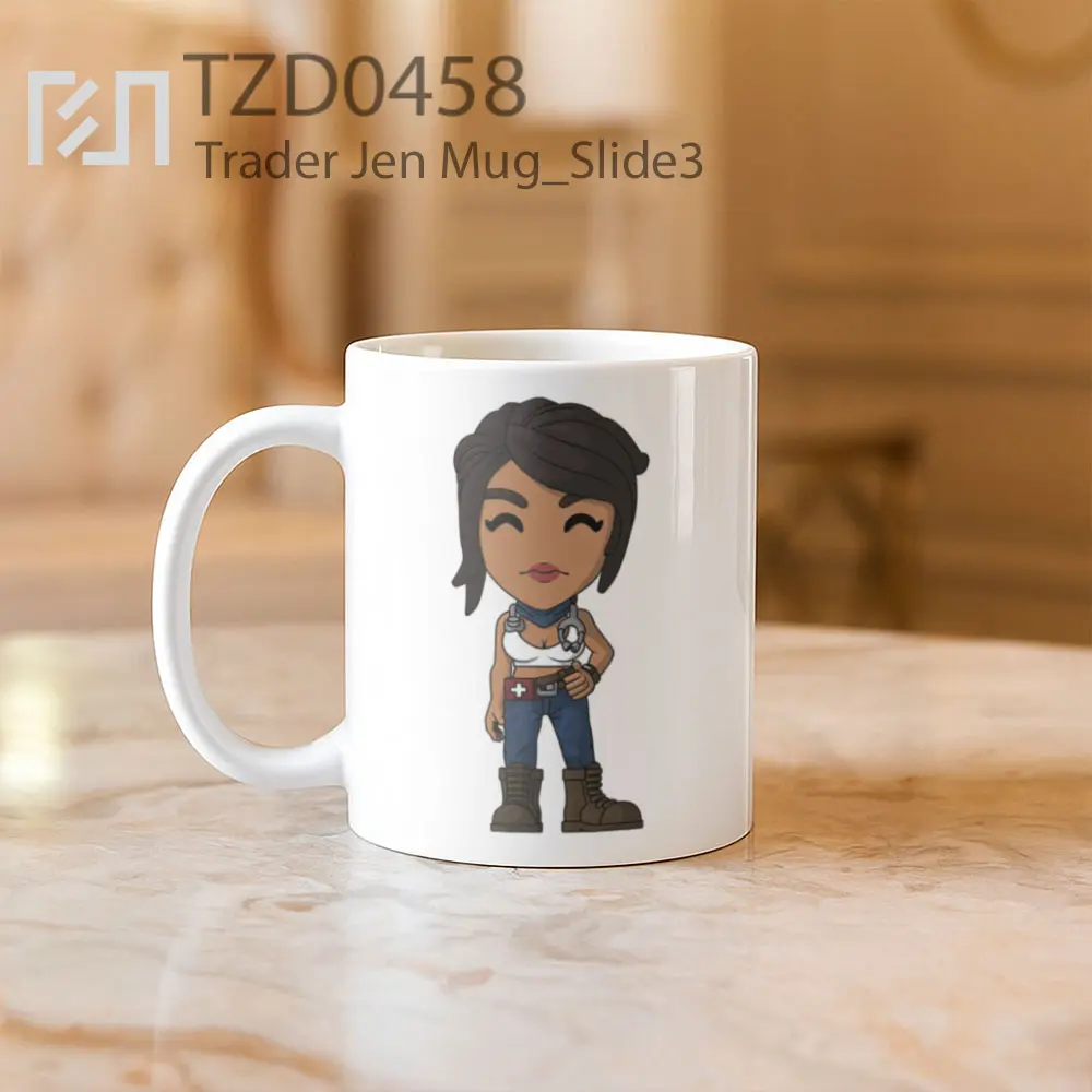 Trader Jen Mug - All-side / Desain