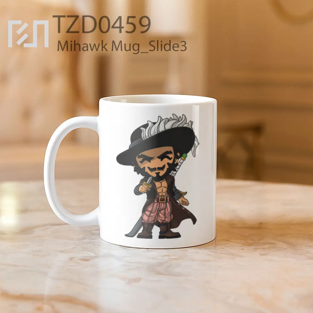 Mihawk Mug - All-side / Desain