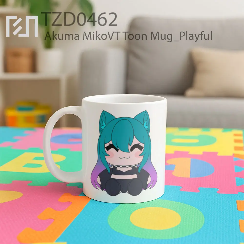 Akuma MikoVT Toon Mug - All-side / Desain