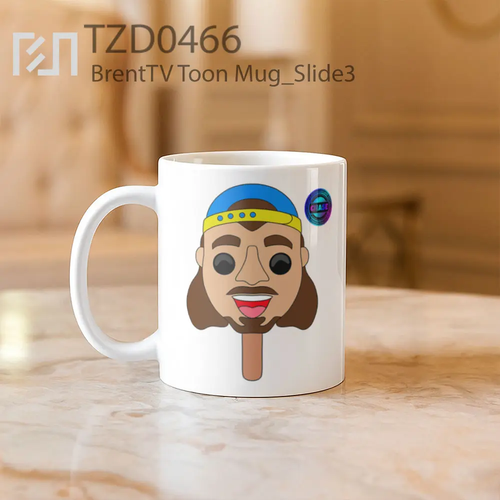 BrentTV Toon Mug - All-side / Desain