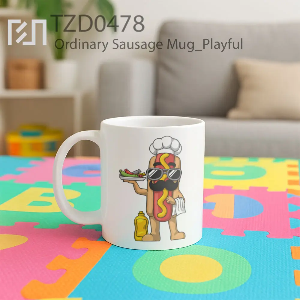 Ordinary Sausage Mug - All-side / Desain