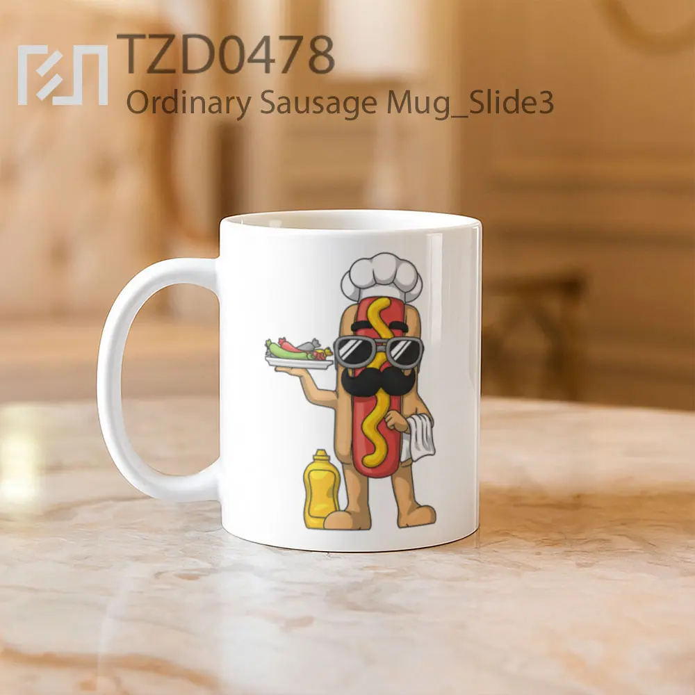 Ordinary Sausage Mug - All-side / Desain