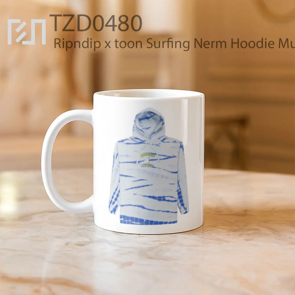 Ripndip x toon Surfing Nerm Hoodie Mug - All-side / Desain
