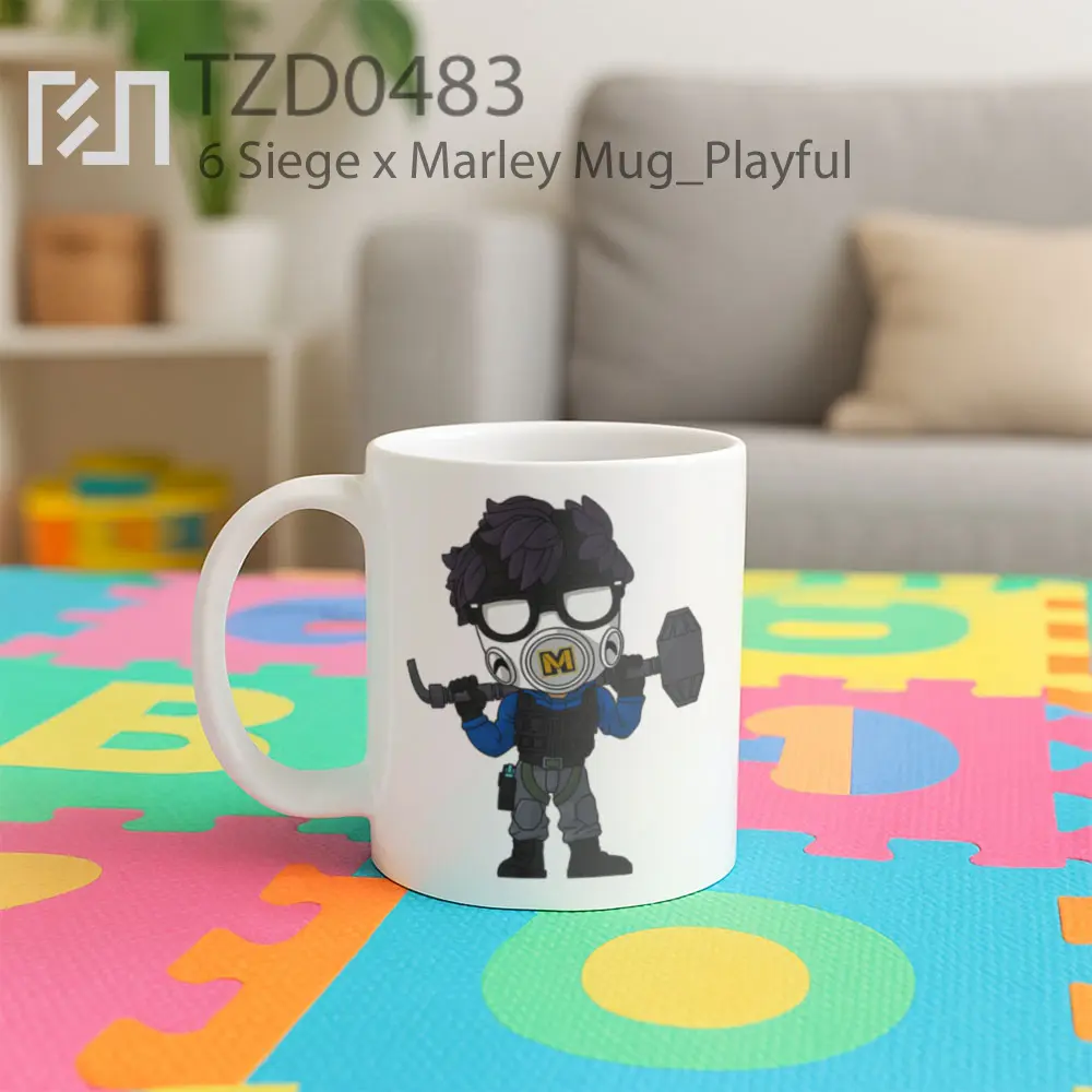 6 Siege x Marley Mug - All-side / Desain