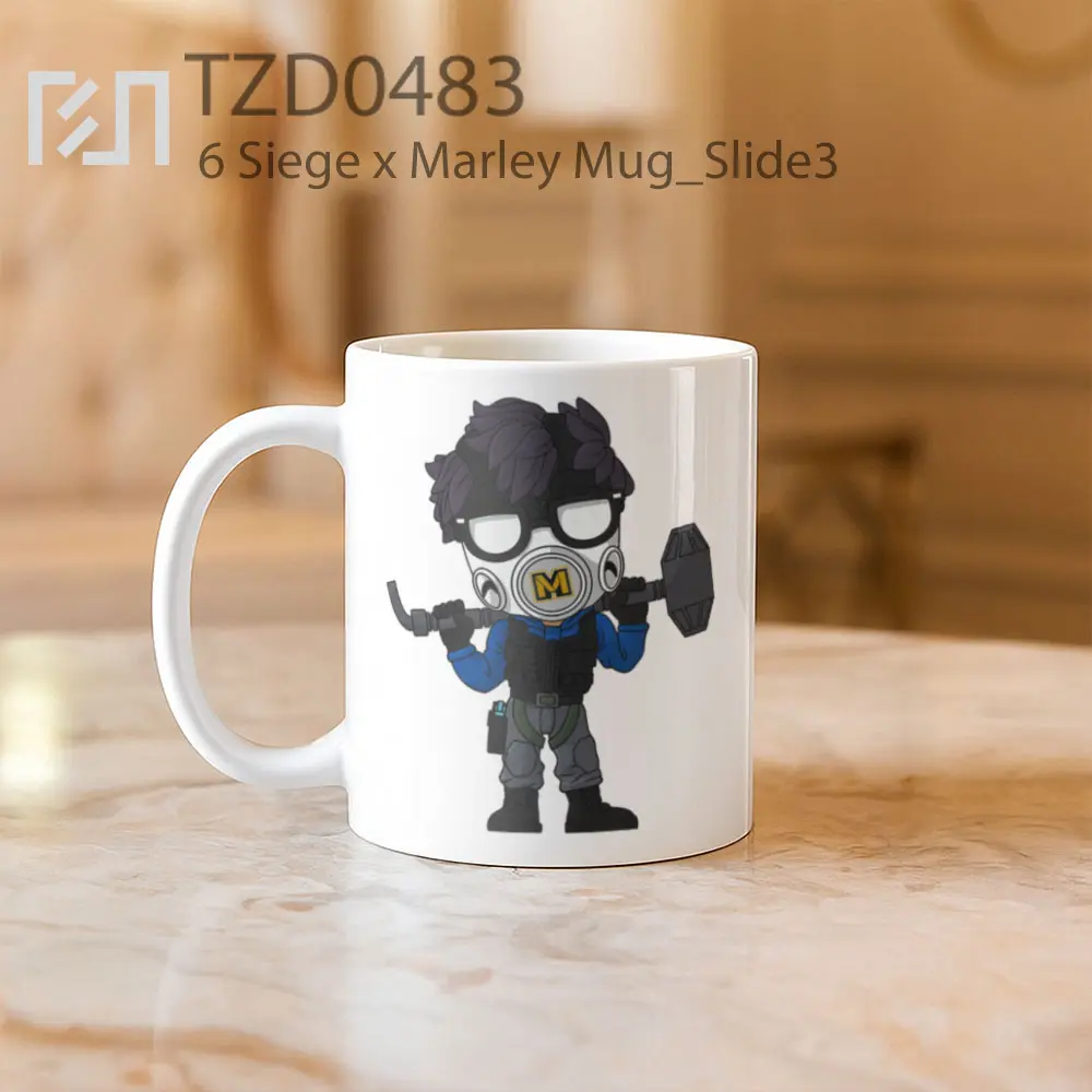6 Siege x Marley Mug - All-side / Desain