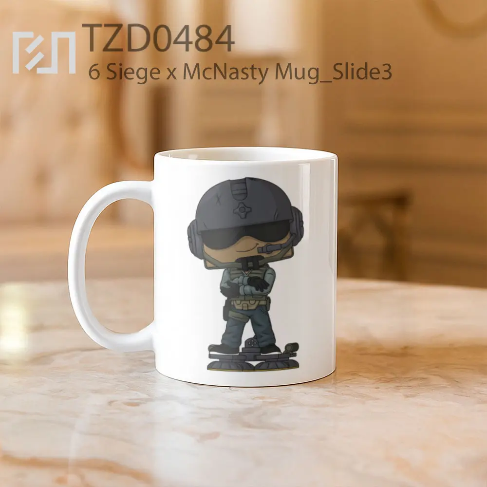 6 Siege x McNasty Mug - All-side / Desain