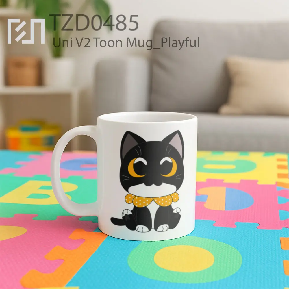 Uni V2 Toon Mug - All-side / Desain