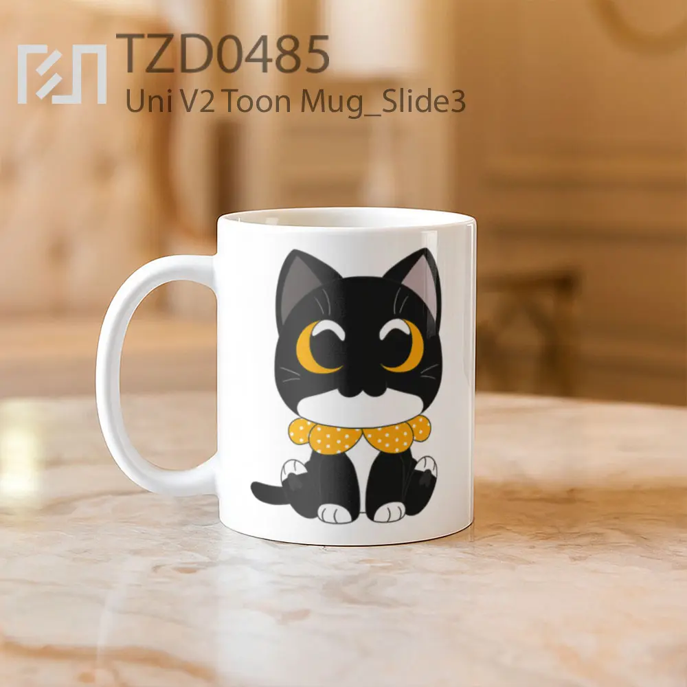 Uni V2 Toon Mug - All-side / Desain