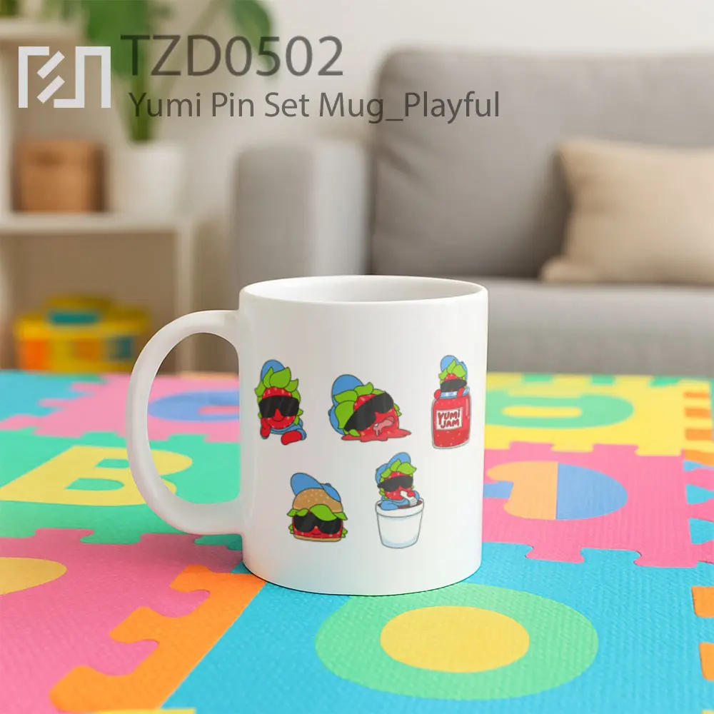 Yumi Pin Set Mug - All-side / Desain