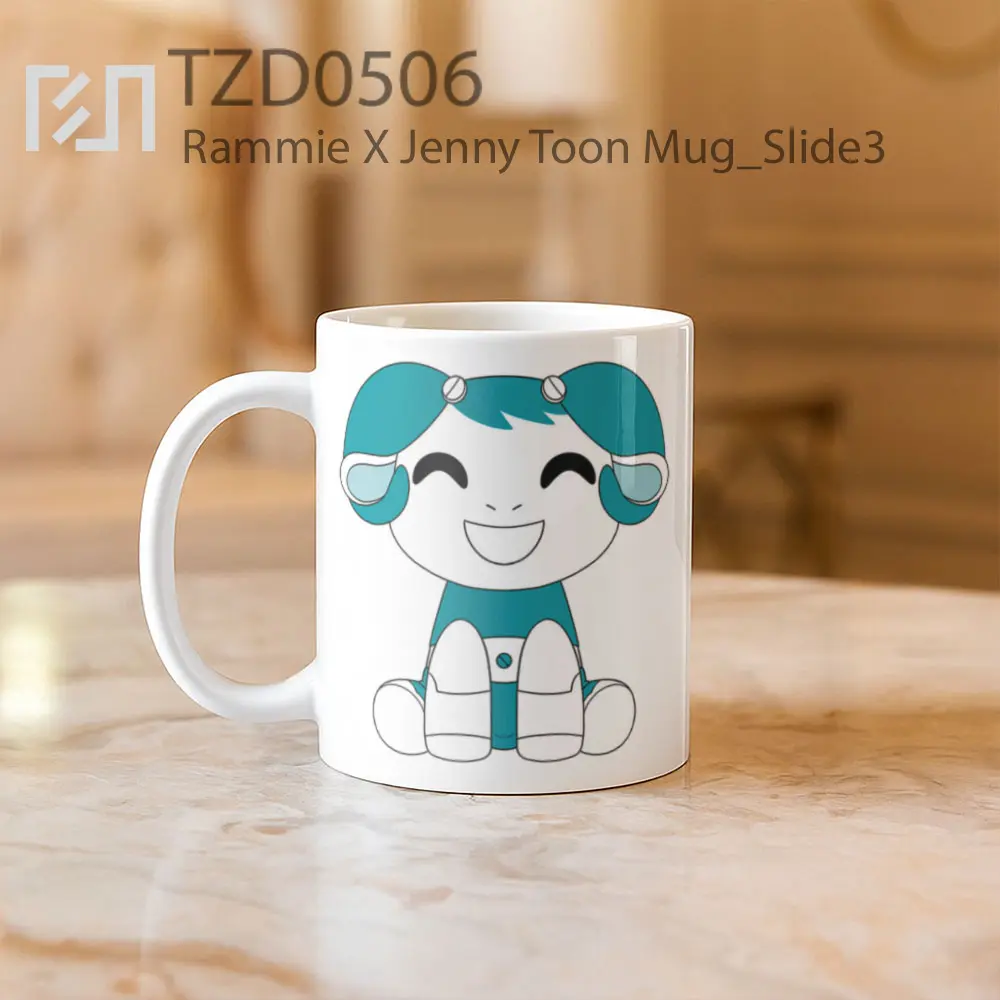 Rammie X Jenny Toon Mug - All-side / Desain