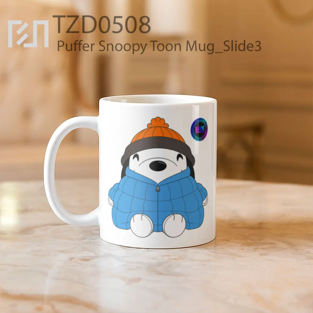 Puffer Snoopy Toon Mug - All-side / Desain