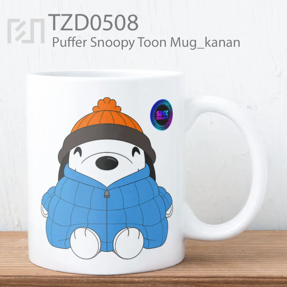 Puffer Snoopy Toon Mug