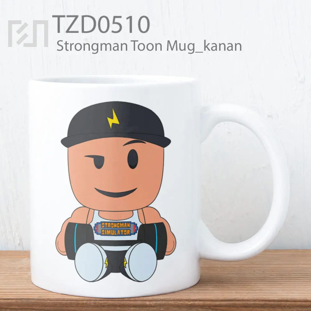 Strongman Toon Mug
