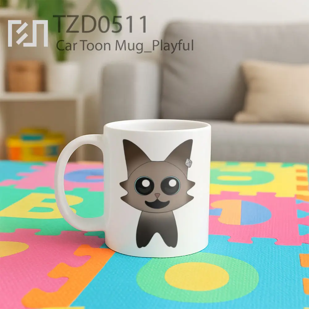 Car Toon Mug - All-side / Desain