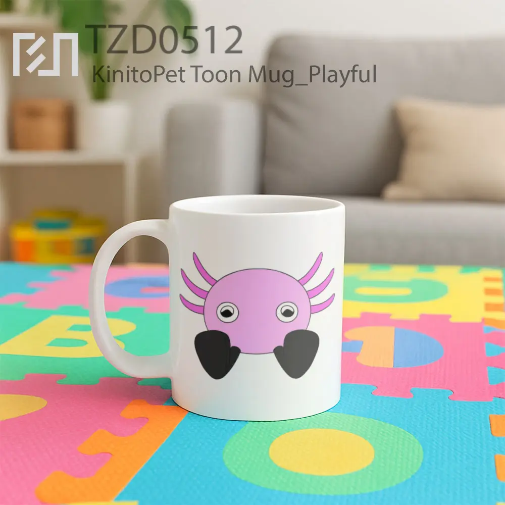 KinitoPet Toon Mug - All-side / Desain