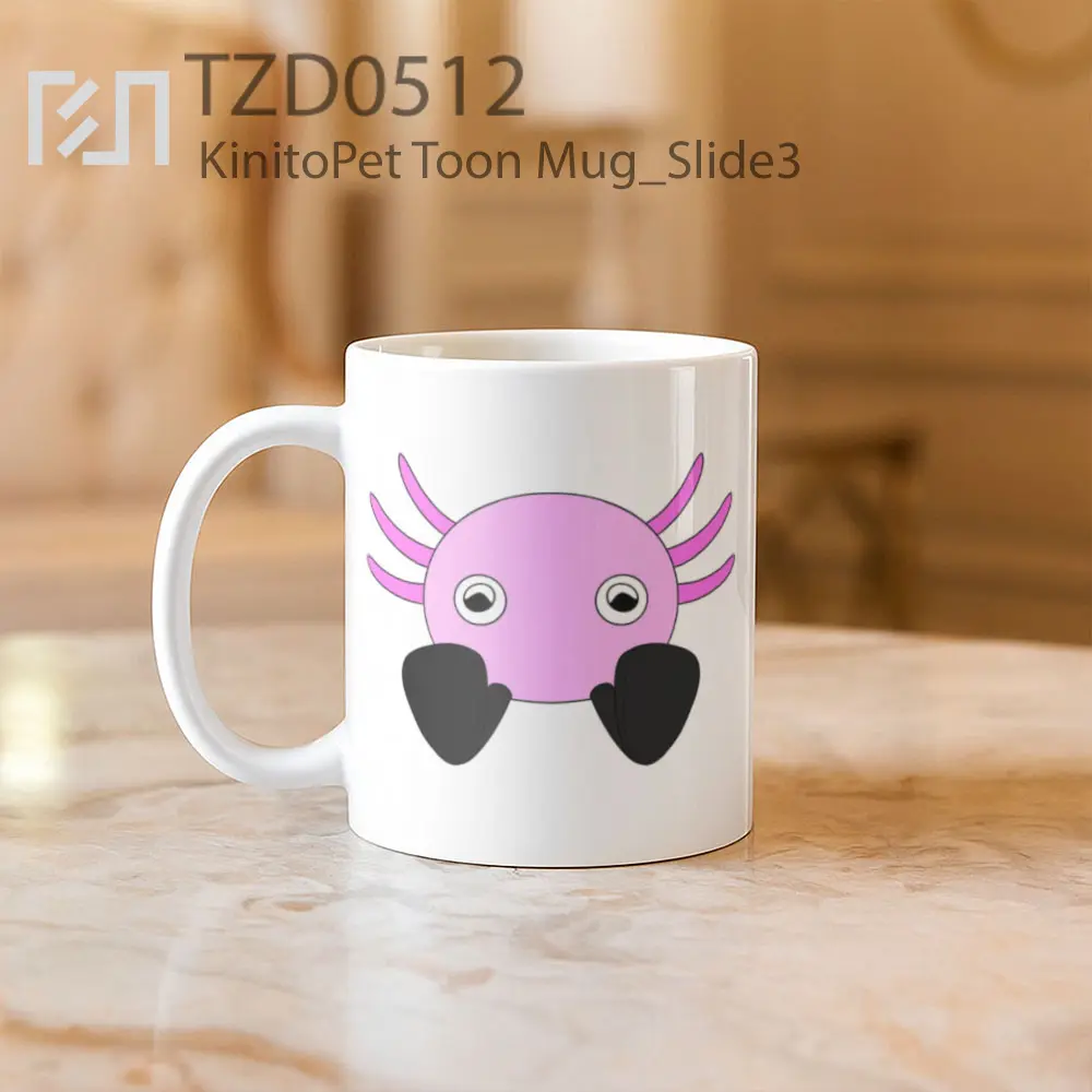 KinitoPet Toon Mug - All-side / Desain