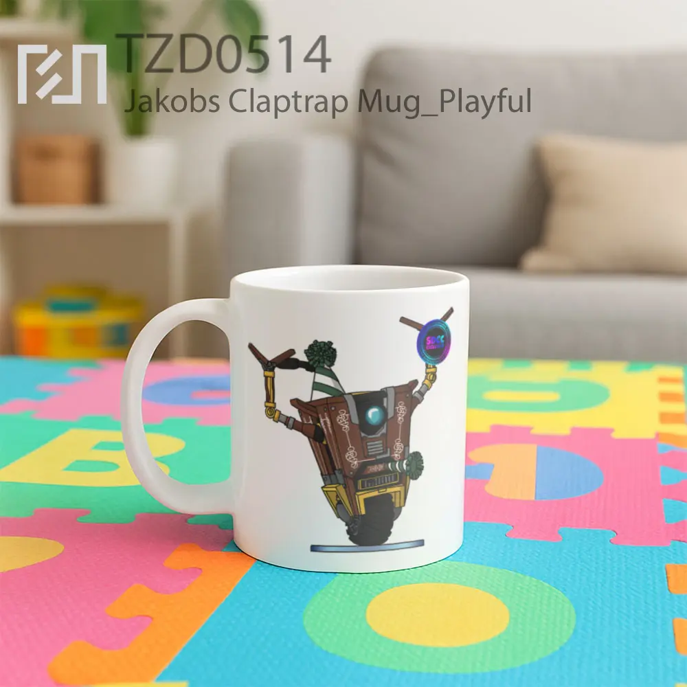 Jakobs Claptrap Mug - All-side / Desain