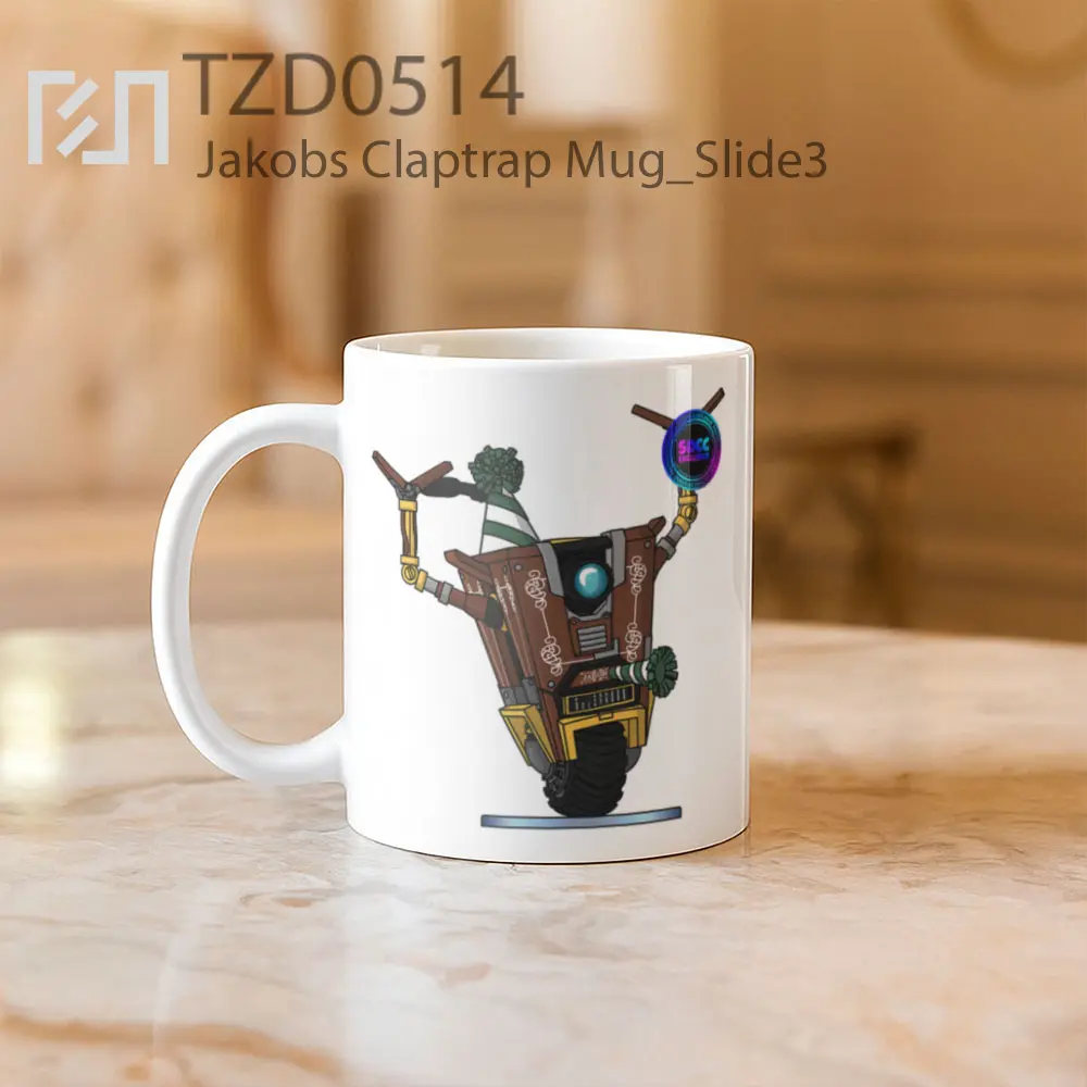 Jakobs Claptrap Mug - All-side / Desain