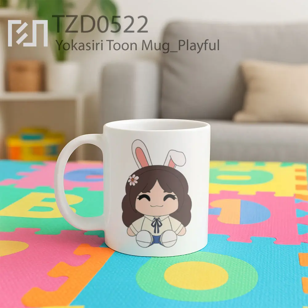 Yokasiri Toon Mug - All-side / Desain