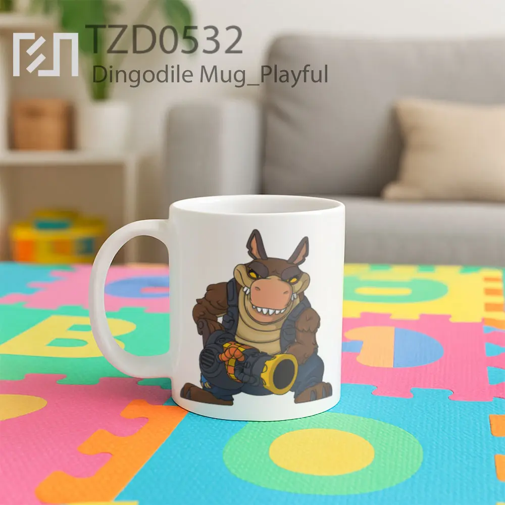 Dingodile Mug - All-side / Desain