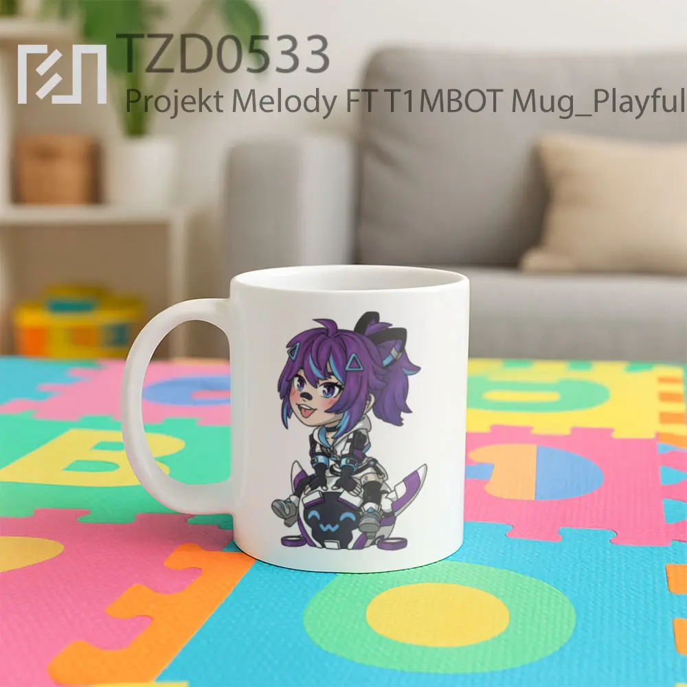 Projekt Melody FT T1MBOT Mug - All-side / Desain