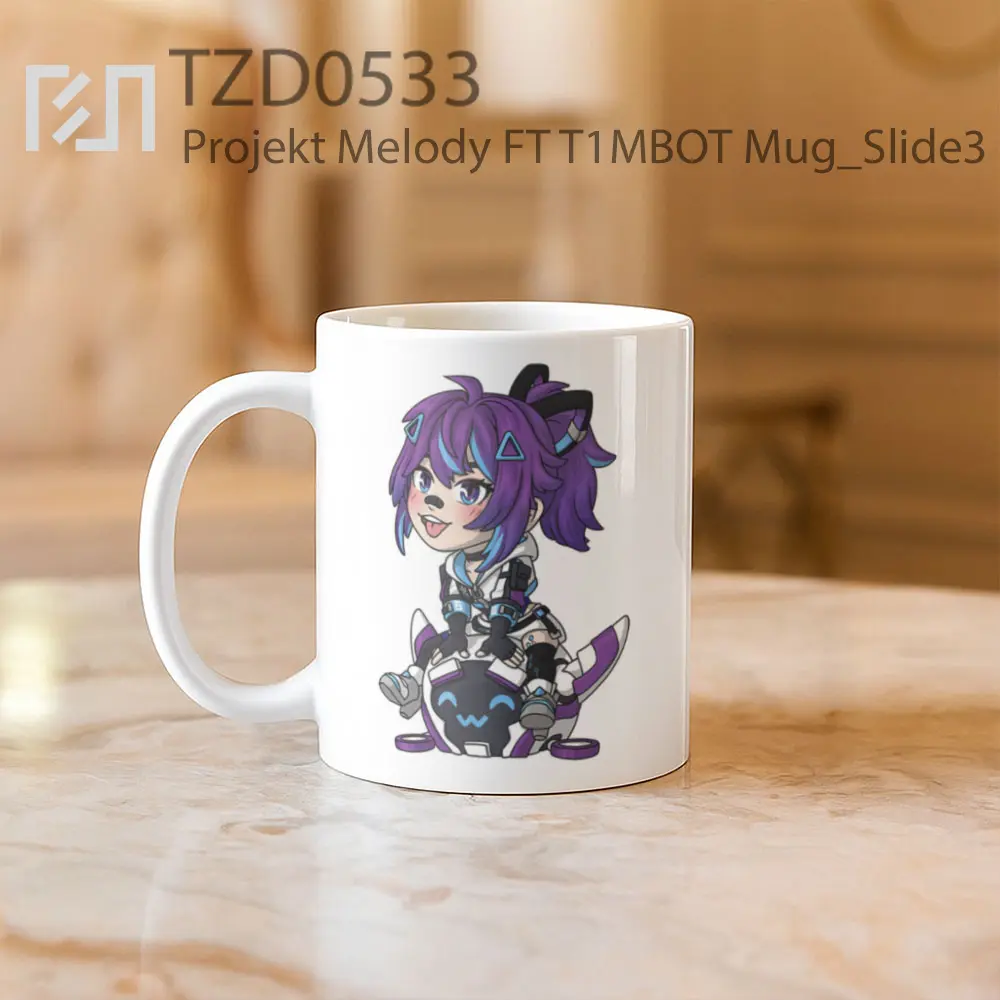 Projekt Melody FT T1MBOT Mug - All-side / Desain