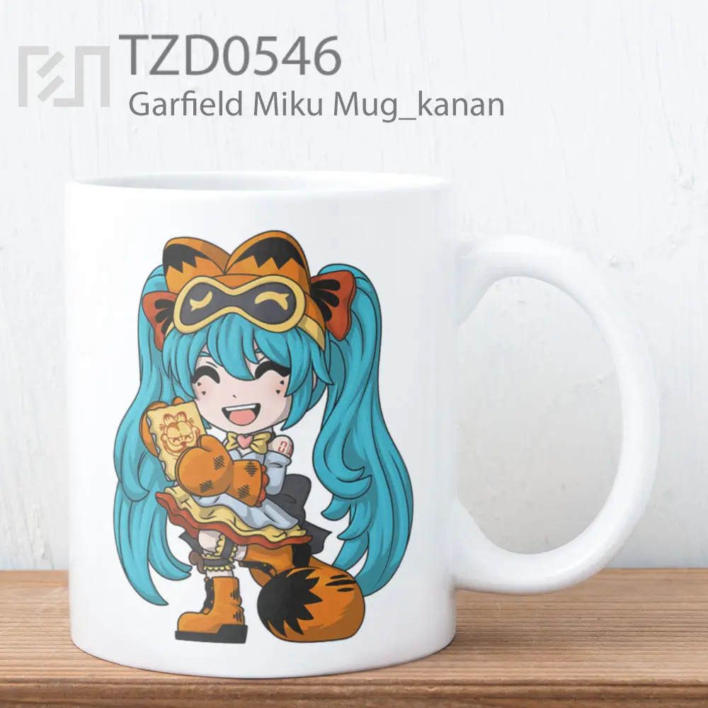 Garfield Miku Mug