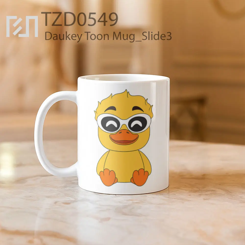 Daukey Toon Mug - All-side / Desain