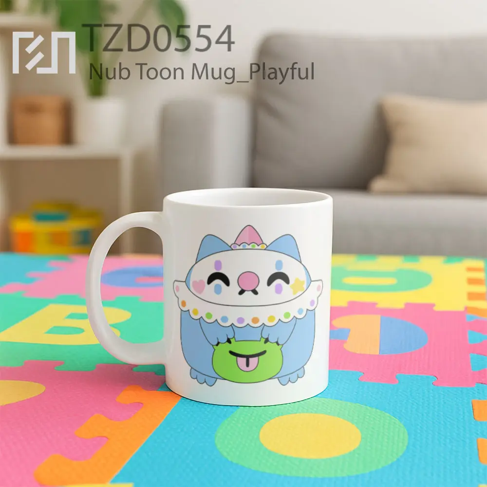 Nub Toon Mug - All-side / Desain