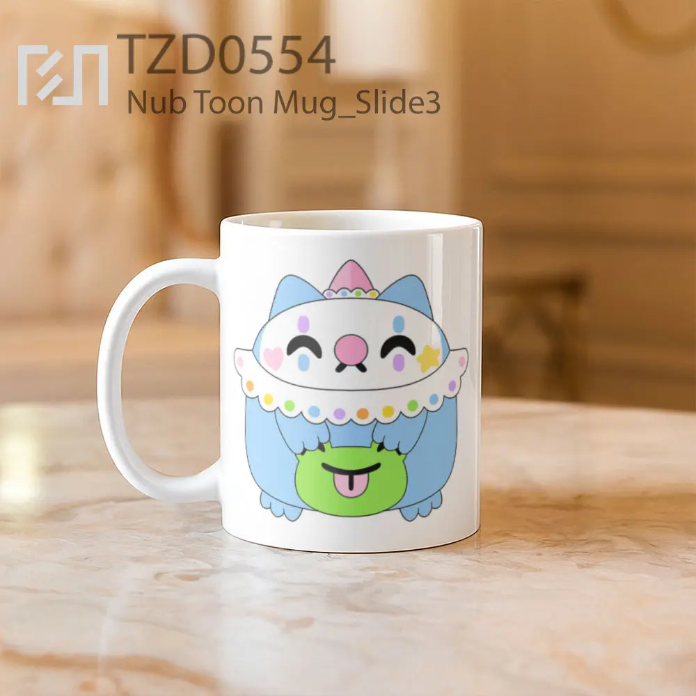Nub Toon Mug - All-side / Desain