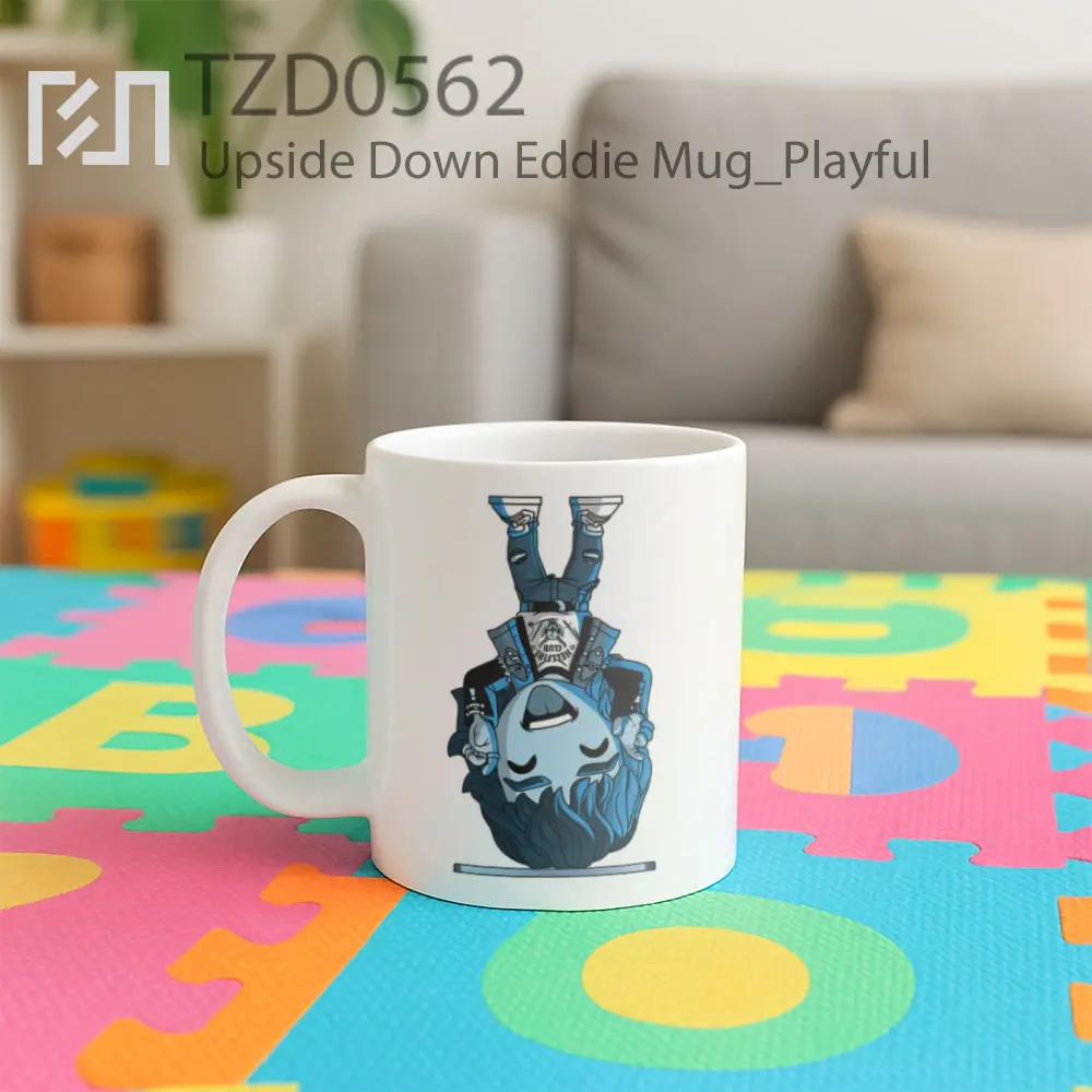 Upside Down Eddie Mug - All-side / Desain
