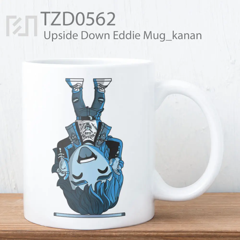 Upside Down Eddie Mug
