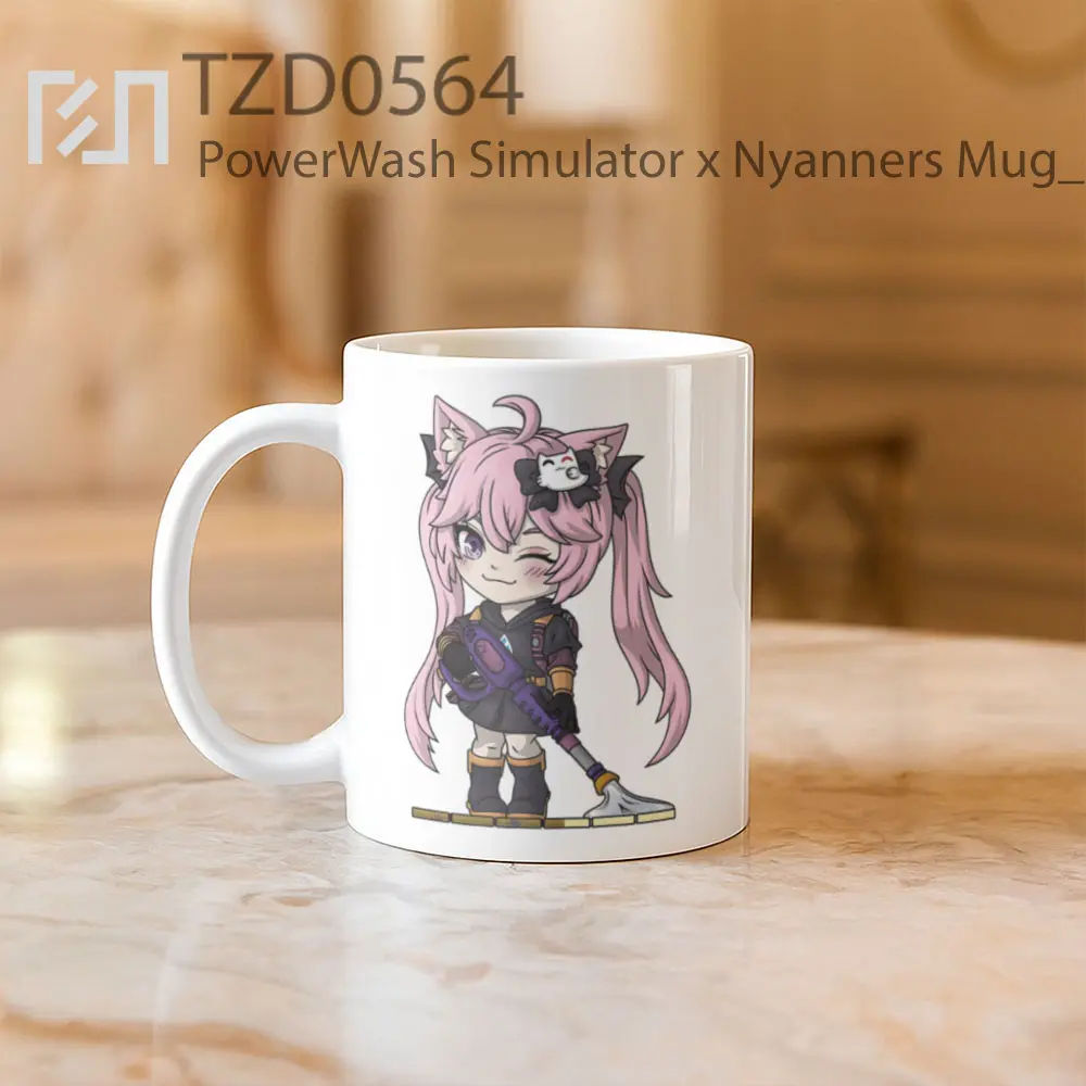 PowerWash Simulator x Nyanners Mug - All-side / Desain