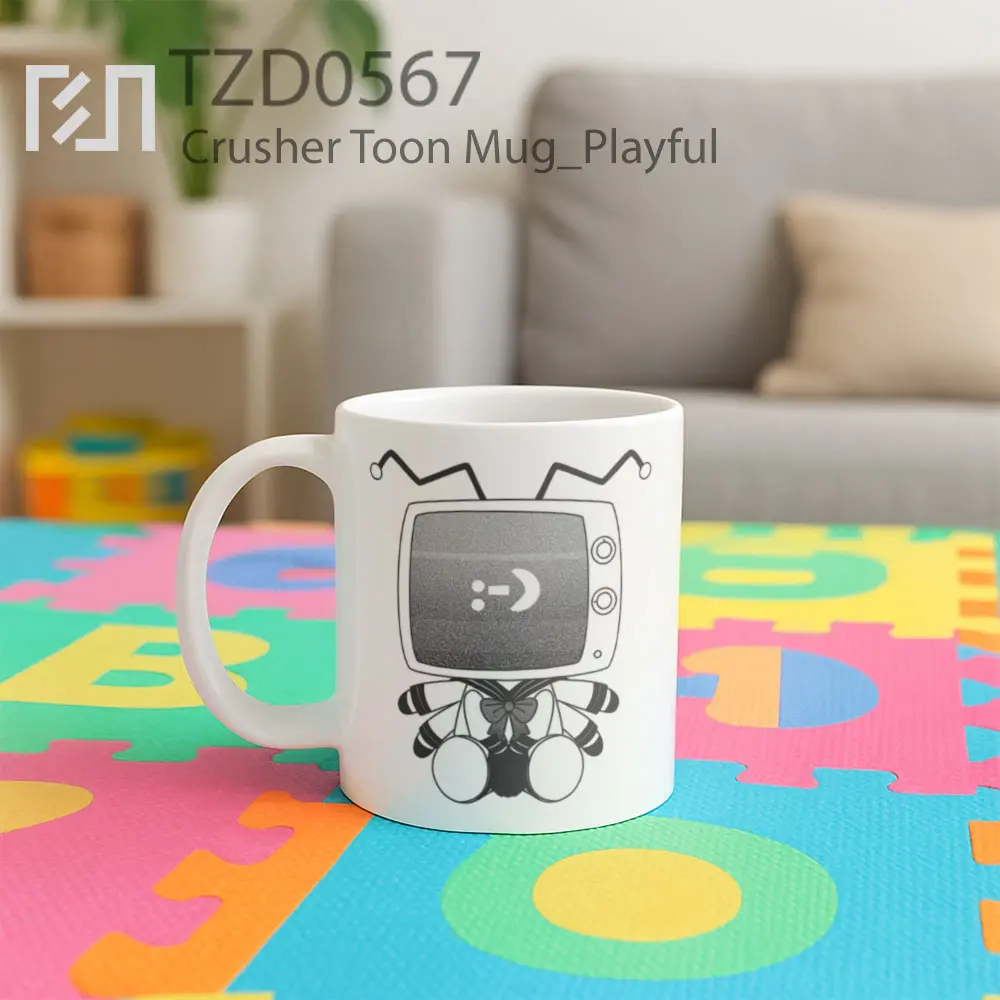 Crusher Toon Mug - All-side / Desain