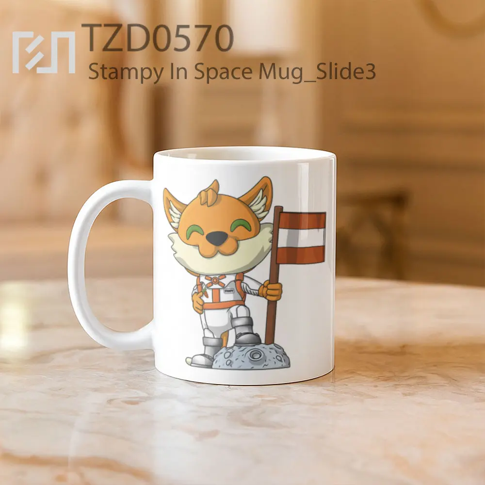 Stampy In Space Mug - All-side / Desain