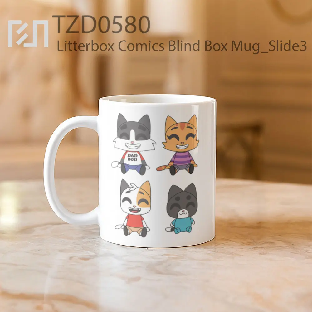 Litterbox Comics Blind Box Mug - All-side / Desain