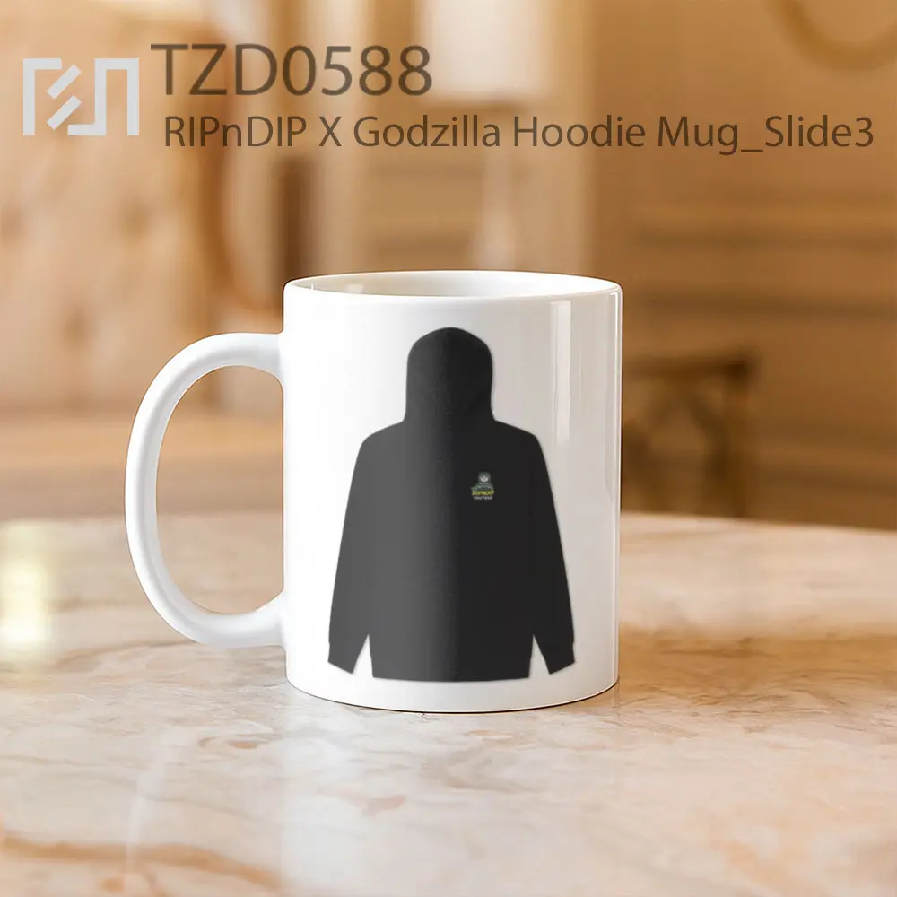 RIPnDIP X Godzilla Hoodie Mug - All-side / Desain