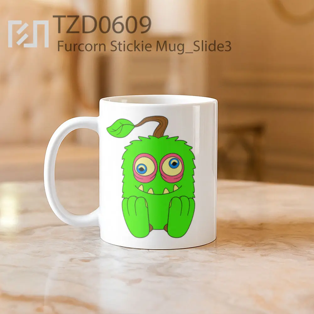 Furcorn Stickie Mug - All-side / Desain